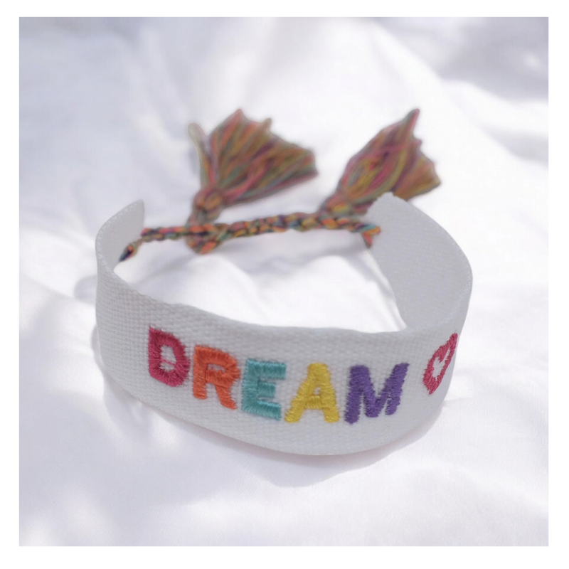 Embroidered Tassel Bracelets