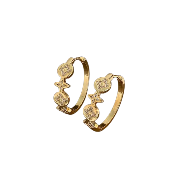 Shania Pavé Hoops