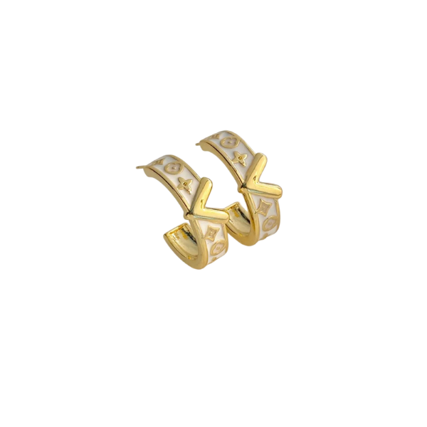 Vicki Enamel Hoops