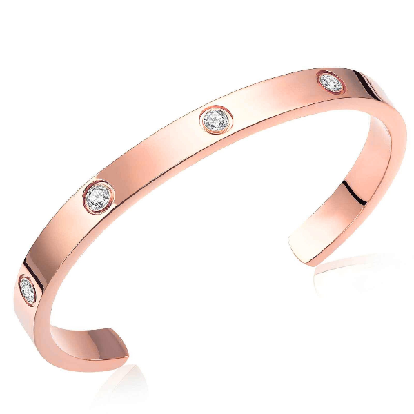Bella Crystal Cuff Bracelet