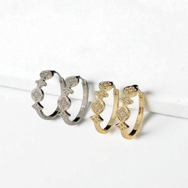 Shania Pavé Hoops