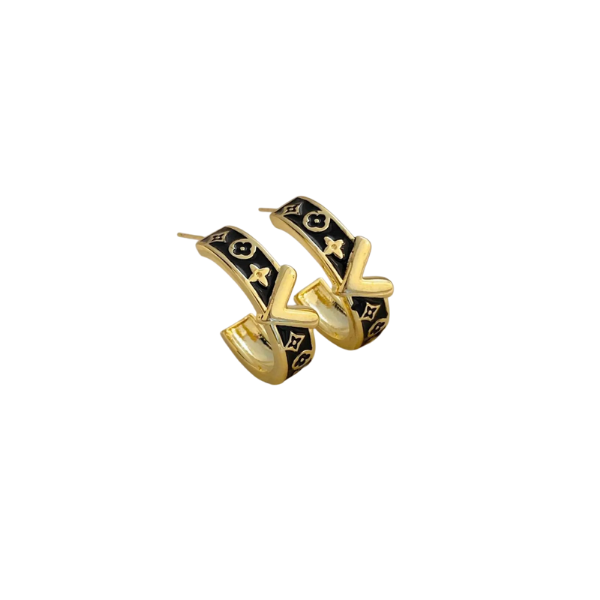Vicki Enamel Hoops