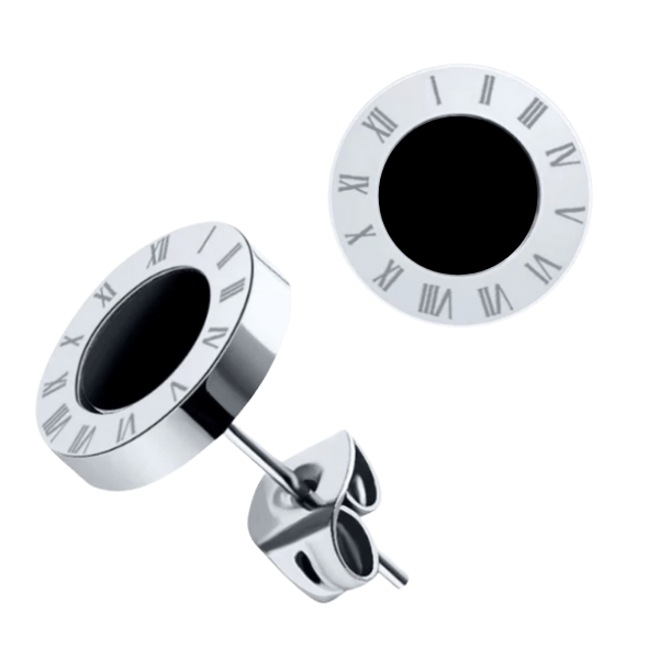 Roman Onyx Studs