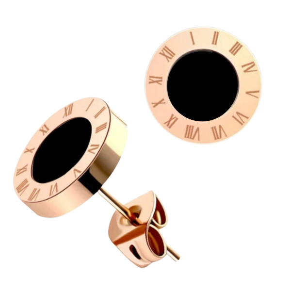 Roman Onyx Studs
