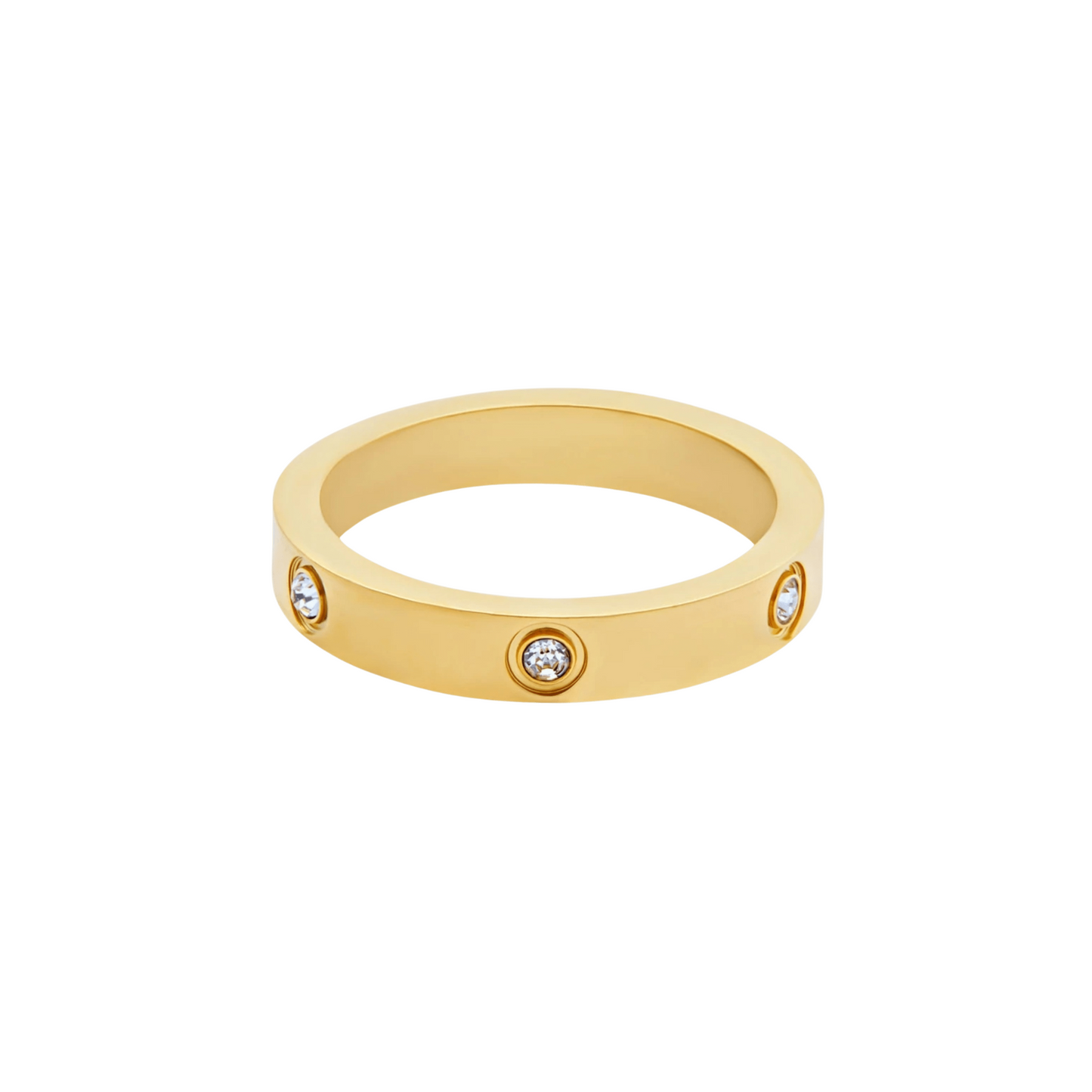 Bella Crystal Slim Ring