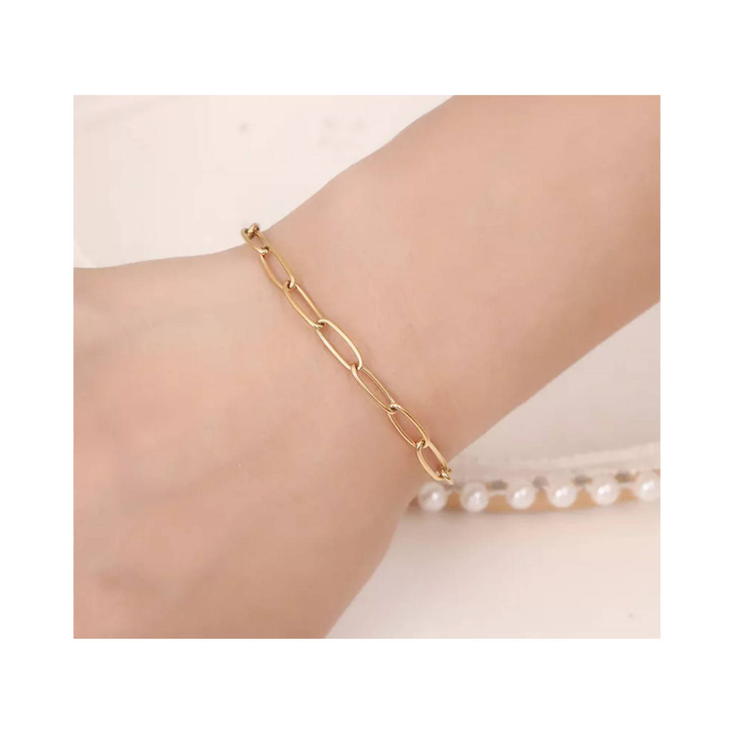 Riley Paperclip Bracelet