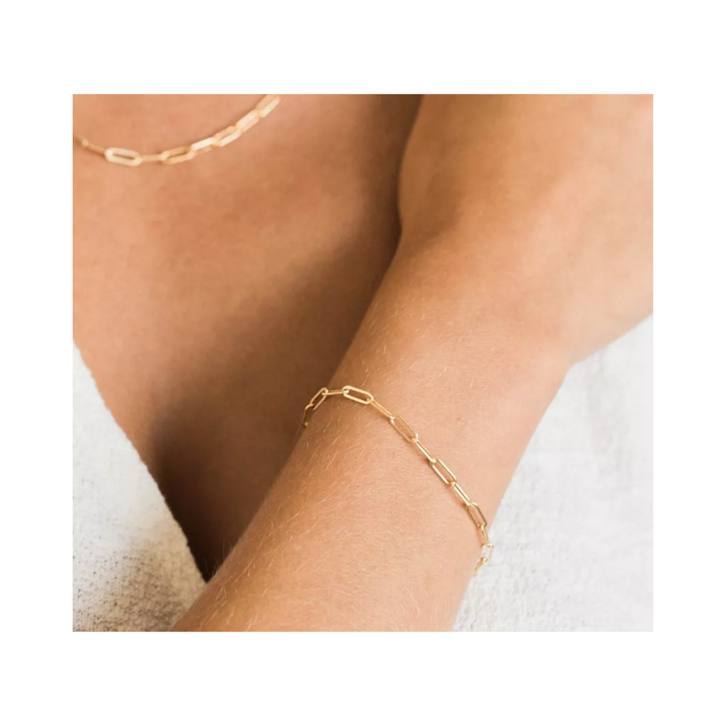 Riley Paperclip Bracelet