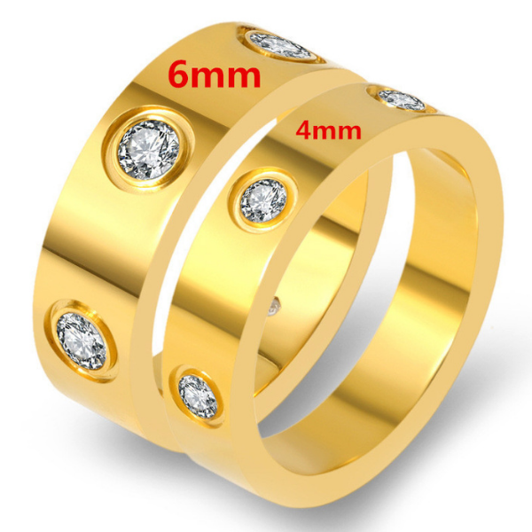 Bella Crystal Wide Ring