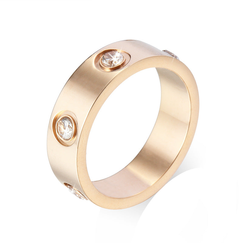 Bella Crystal Wide Ring