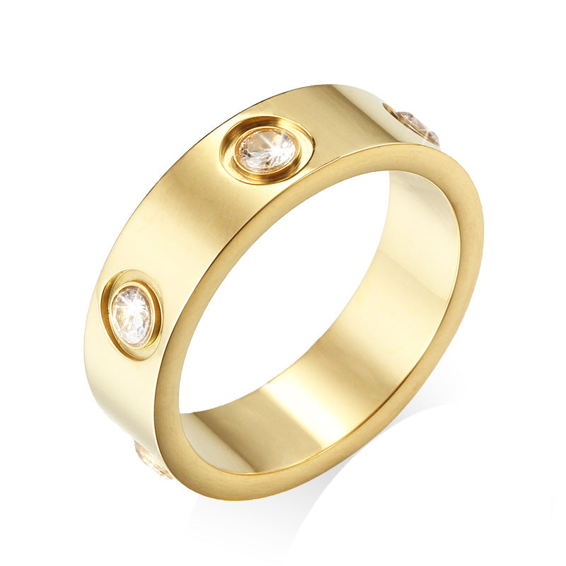Bella Crystal Wide Ring