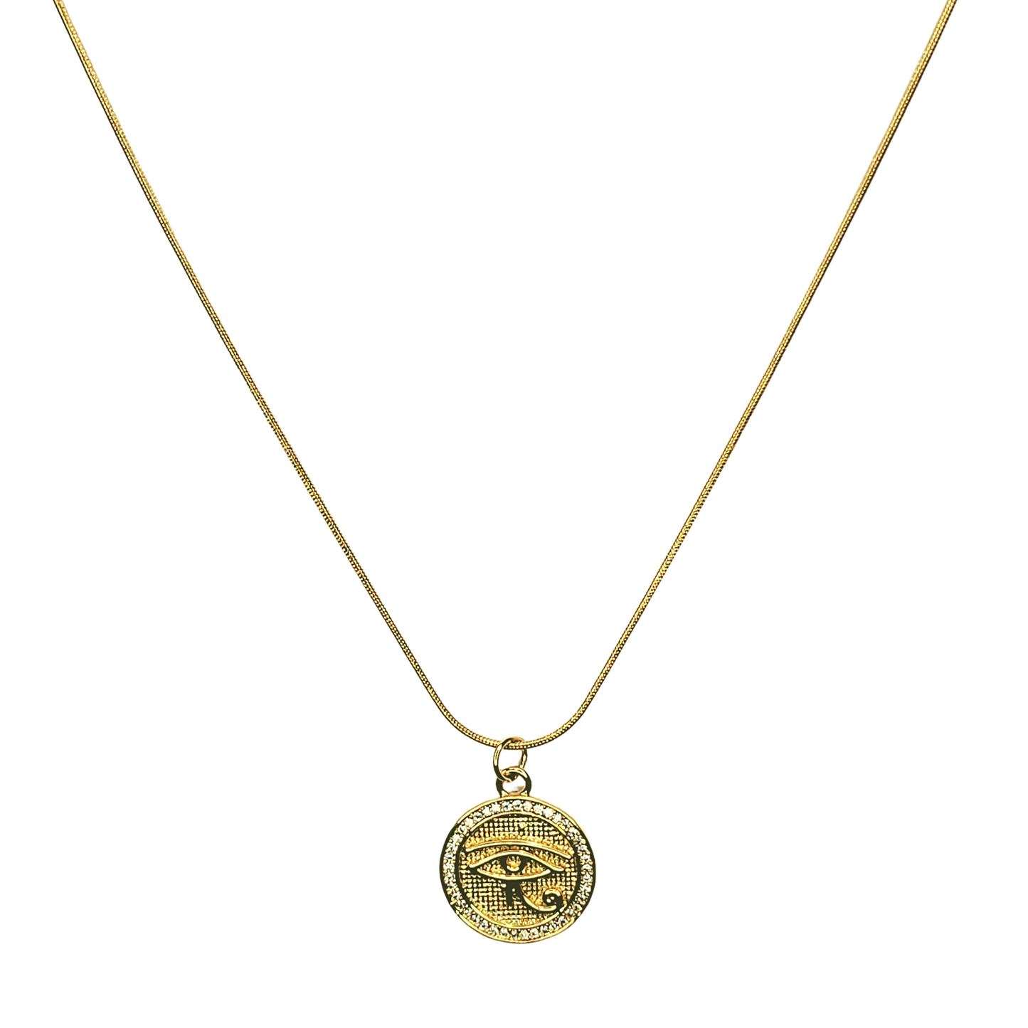 Eye of Horus Medallion Necklace