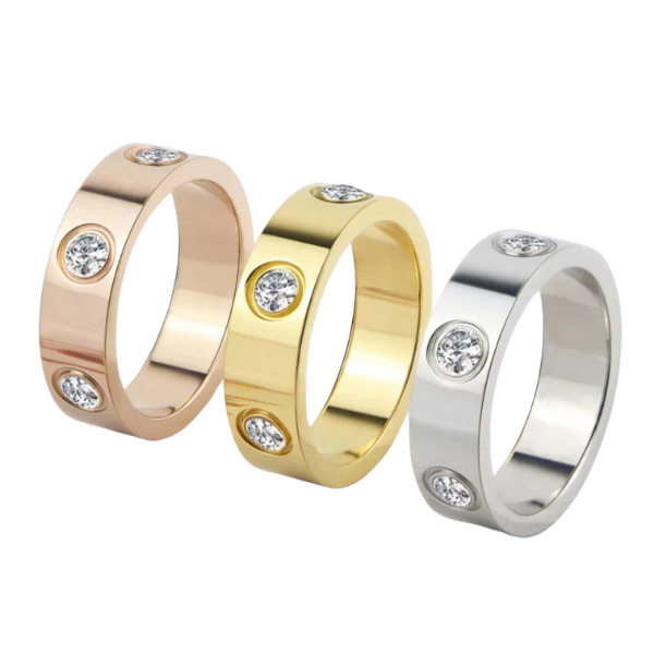 Bella Crystal Wide Ring