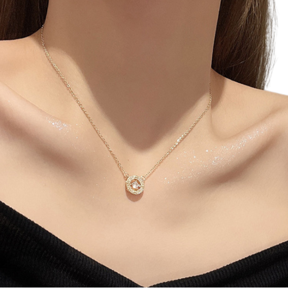 Bella Round Diamond Necklace