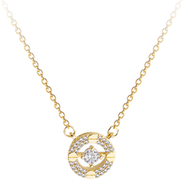 Bella Round Diamond Necklace