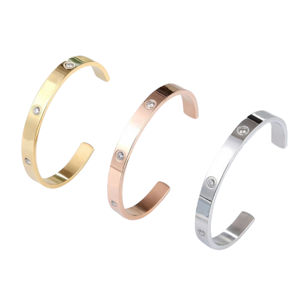 Bella Crystal Cuff Bracelet