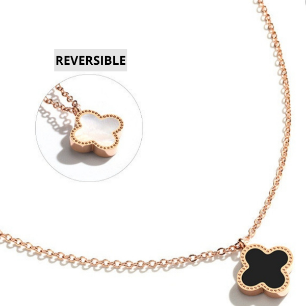 Reversible Clover Pendant Necklace