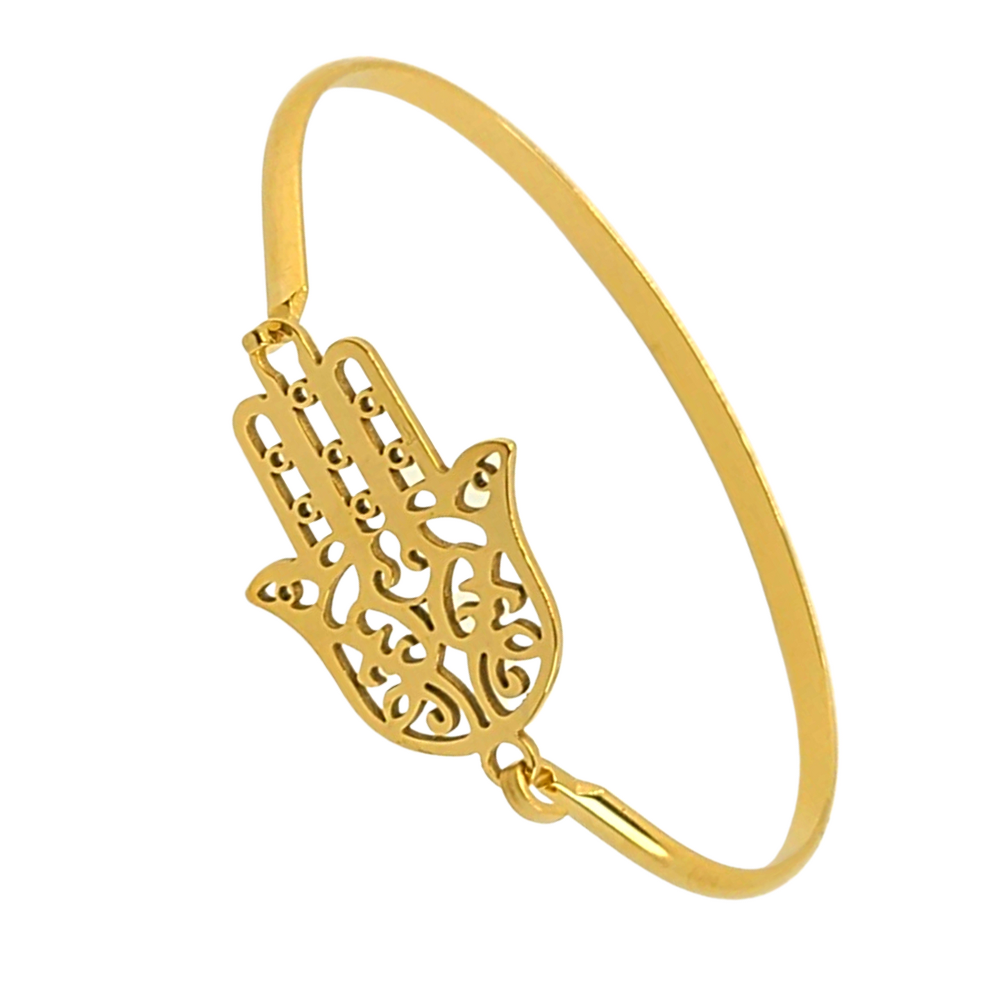 Hamsa Bangle Bracelet