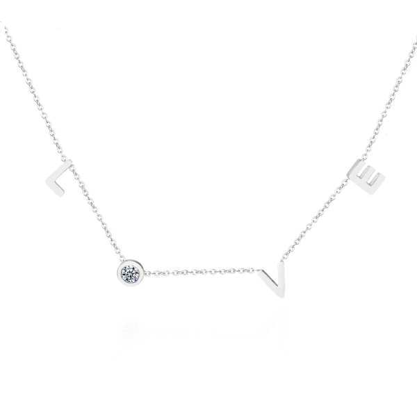 Love Zircon Necklace