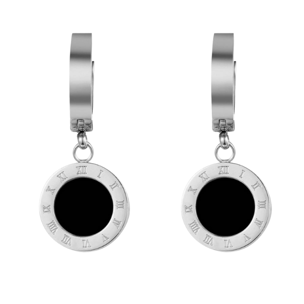 Roman Onyx Drop Earrings