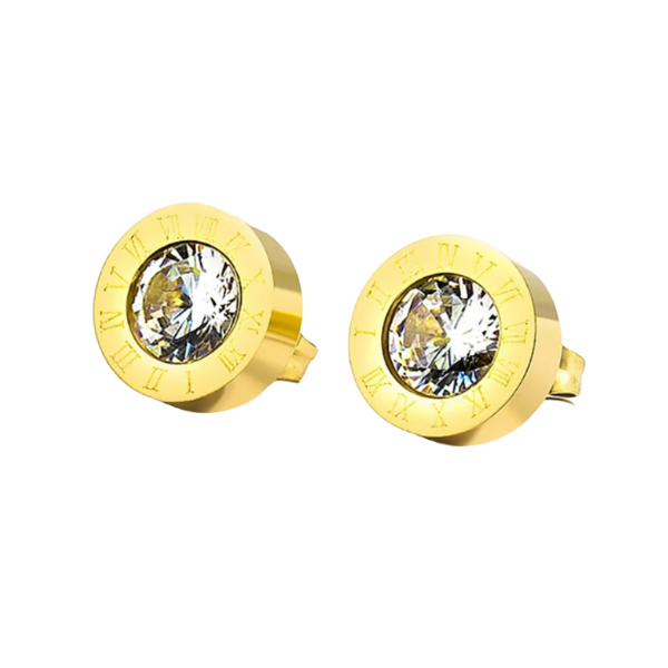 Roman Diamond Studs