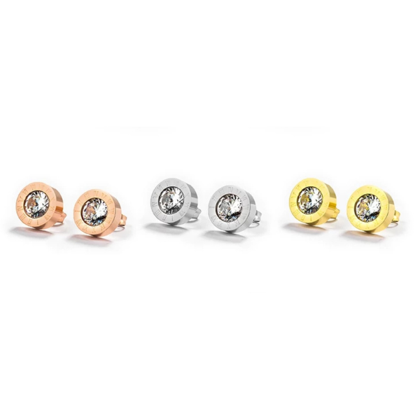 Roman Diamond Studs