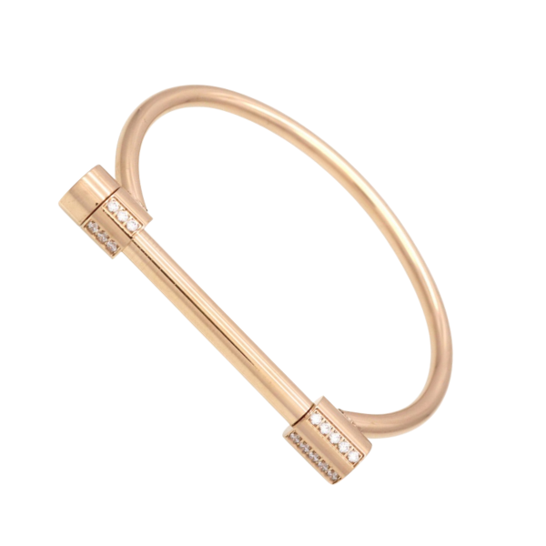 Screw Crystal Bangle