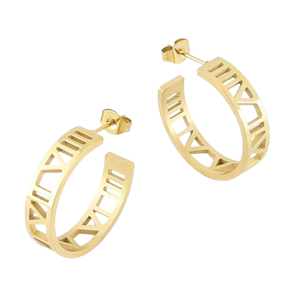 Roman Cut-Out Earrings