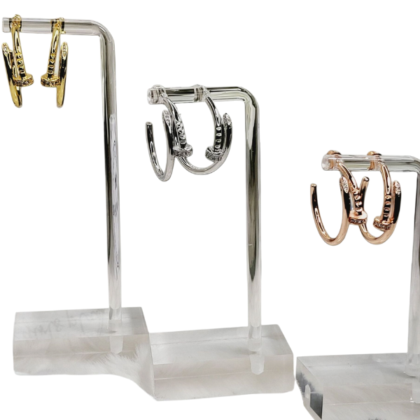 Stella Diamond Hoops