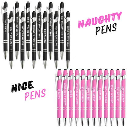 Naughty & Nice Pens/Stylus