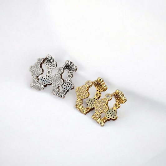 Shania Pavé Earrings Mini Hoops