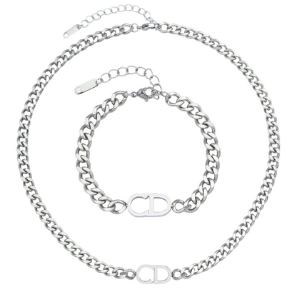 CD Cuban Link Necklace/Bracelet