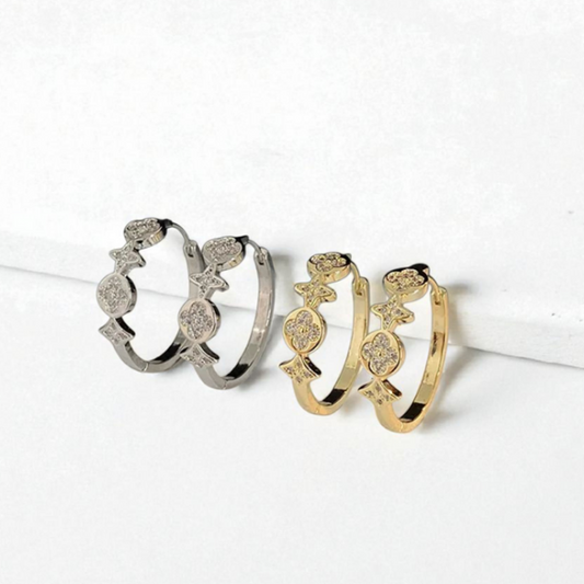 Shania Pavé Hoops