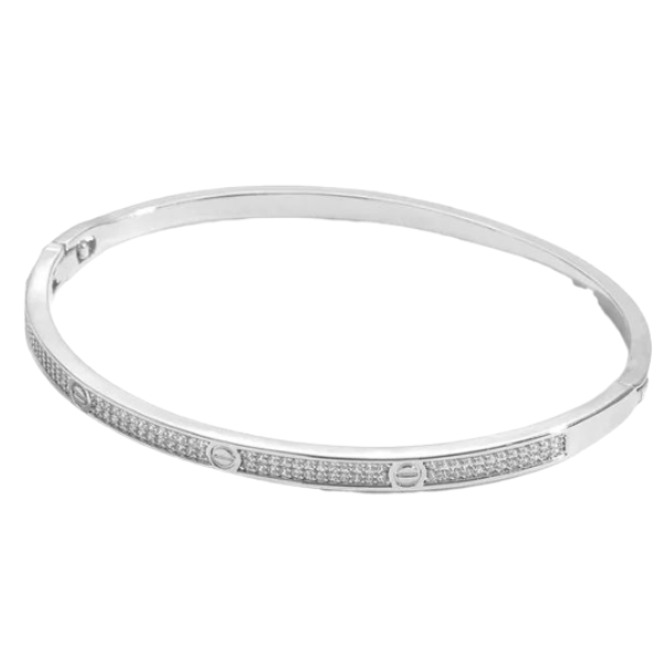 Bella Pavé Slim Bangle