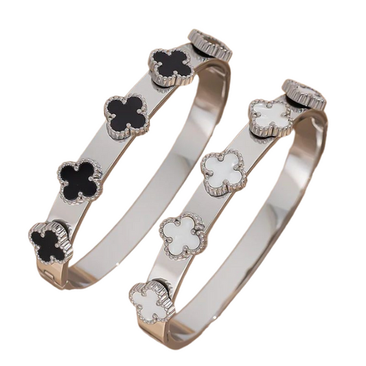 Vivian Multi Silver Bangle