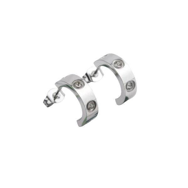 Bella Crystal Mini Hoops