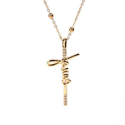 Faith Jesus Necklace