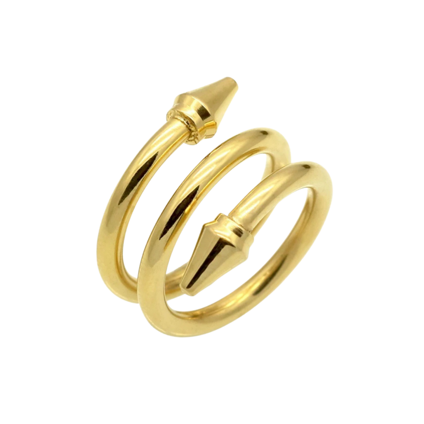 Arrow Triple Layer Ring