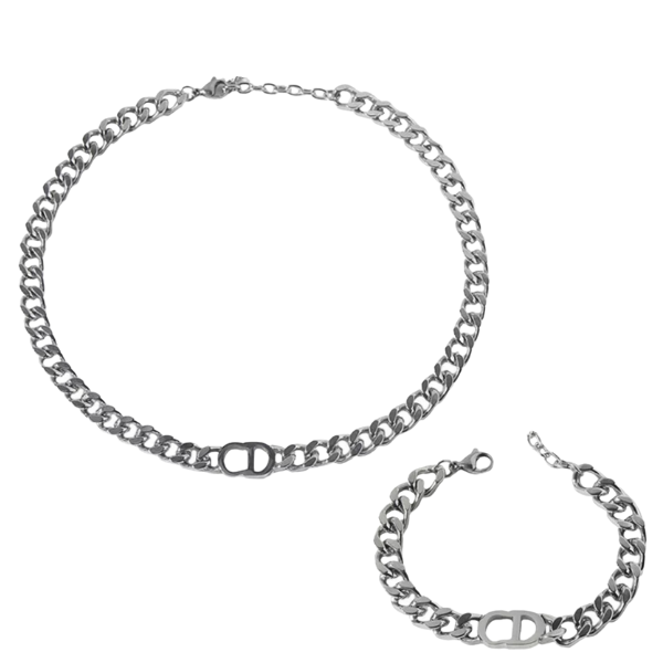 CD Cuban Link Necklace/Bracelet