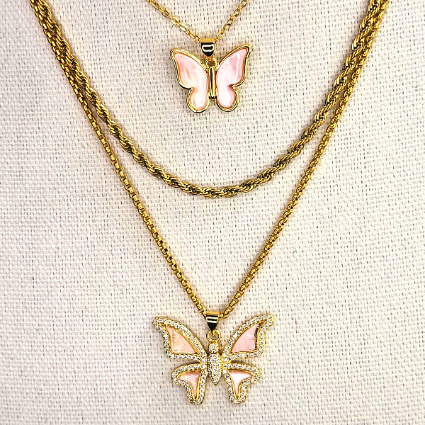 Rose Butterfly Trio