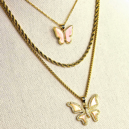 Rose Butterfly Trio