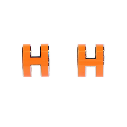 H Stud Earrings