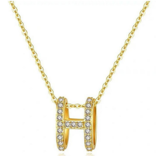 H Pavé Necklace