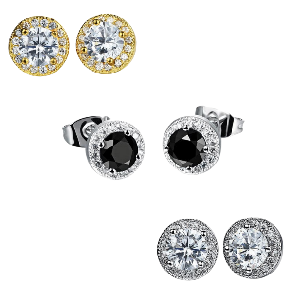 Flipkart.com - Buy MYKI Casual Black Stone Stud Earrings For Women & Girls  Swarovski Zirconia Metal Hoop Earring Online at Best Prices in India