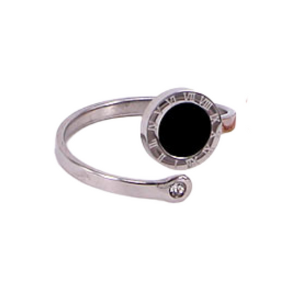 Roman Numeral Onyx Ring