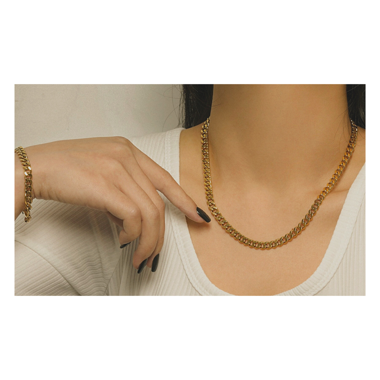 Xiomara Cuban Curb Chain